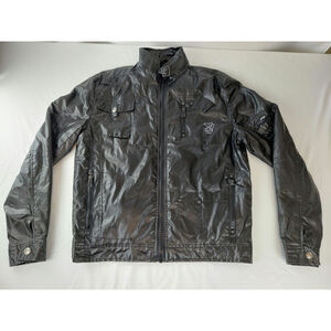 Epic Hero Biker Goth Jacket New York City Men's Limited Edition Black Full Zip L